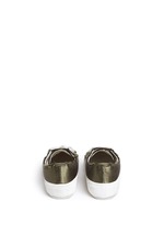 Back View -Click To Enlarge 'Parson' satin sneakers