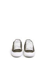Front View -Click To Enlarge 'Parson' satin sneakers