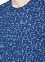 Detail View -Click To Enlarge Monogram print T-shirt