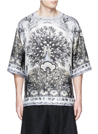 首图 - 点击放大 首图 - 点击放大 - DOLCE & GABBANA - 孔雀印花真丝上衣