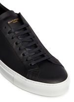 Detail View -Click To Enlarge 'Paris 17' leather low top sneakers