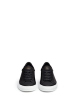 Front View -Click To Enlarge 'Paris 17' leather low top sneakers
