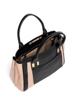 CHLO - \u0026#39;Alice\u0026#39; two-tone medium leather bag - on SALE | Multi ...