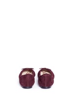 Back View -Click To Enlarge 'Felicia' suede ballet flats
