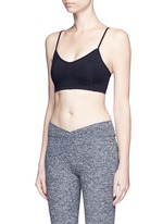 Front View -Click To Enlarge Performance Luxury™ corset sports bra