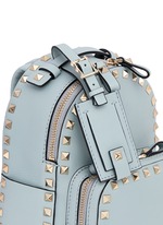 Detail View -Click To Enlarge 'Rockstud' mini leather backpack