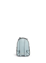 Back View -Click To Enlarge 'Rockstud' mini leather backpack