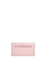 Main View -Click To Enlarge 'Rockstud' leather flap clutch