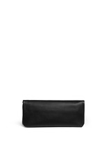 Back View -Click To Enlarge 'Padlock' leather clutch