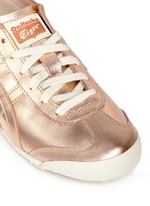 Detail View -Click To Enlarge 'Mexico 66' unisex metallic leather sneakers