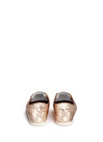 Back View -Click To Enlarge 'Mexico 66' unisex metallic leather sneakers