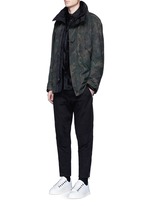 Figure View -Click To Enlarge 'Contractor' camouflage print pocket shirt