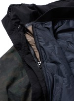 Click To Enlarge 'Ezra' camouflage print detachable liner parka