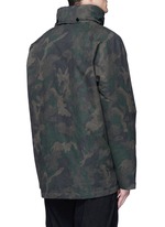 Back View -Click To Enlarge 'Ezra' camouflage print detachable liner parka