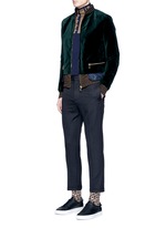 Figure View -Click To Enlarge Arrow dot intarsia wool turtleneck sweater