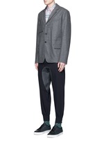 Figure View -Click To Enlarge Contrast gusset jogging pants