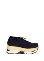 Main View -Click To Enlarge Tech fabric patent platform sneakers