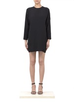T by Alexander Wang&nbsp;Crepe stitch-detailed shift dress