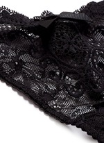 Detail View -Click To Enlarge 'Vanesa' lace tulle thong