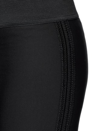 Click To Zoom Stella McCartney - Cotton blend crepe leggings