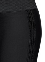 Detail View -Click To Enlarge Cotton blend crepe leggings