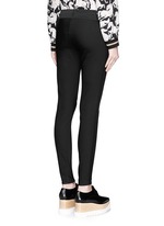 Back View -Click To Enlarge Cotton blend crepe leggings