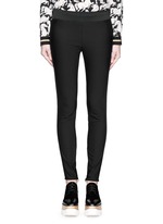 Main View -Click To Enlarge Cotton blend crepe leggings