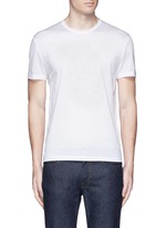 Main View -Click To Enlarge Skull stitch embroidery T-shirt