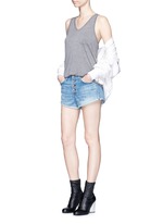 Figure View -Click To Enlarge 'Marilyn Fly' denim shorts