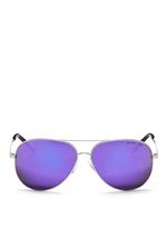 Main View -Click To Enlarge 'Kendall I' metal aviator mirror sunglasses