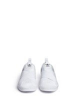 Front View -Click To Enlarge 'Superstar' crisscross band neoprene slip-ons