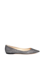 Main View -Click To Enlarge 'Alina' lamé glitter flats