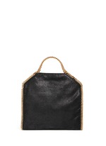 Back View -Click To Enlarge 'Falabella' small shaggy deer foldover chain tote