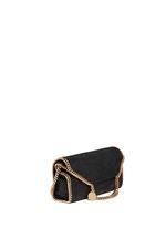 Front View -Click To Enlarge 'Falabella' small shaggy deer foldover chain tote