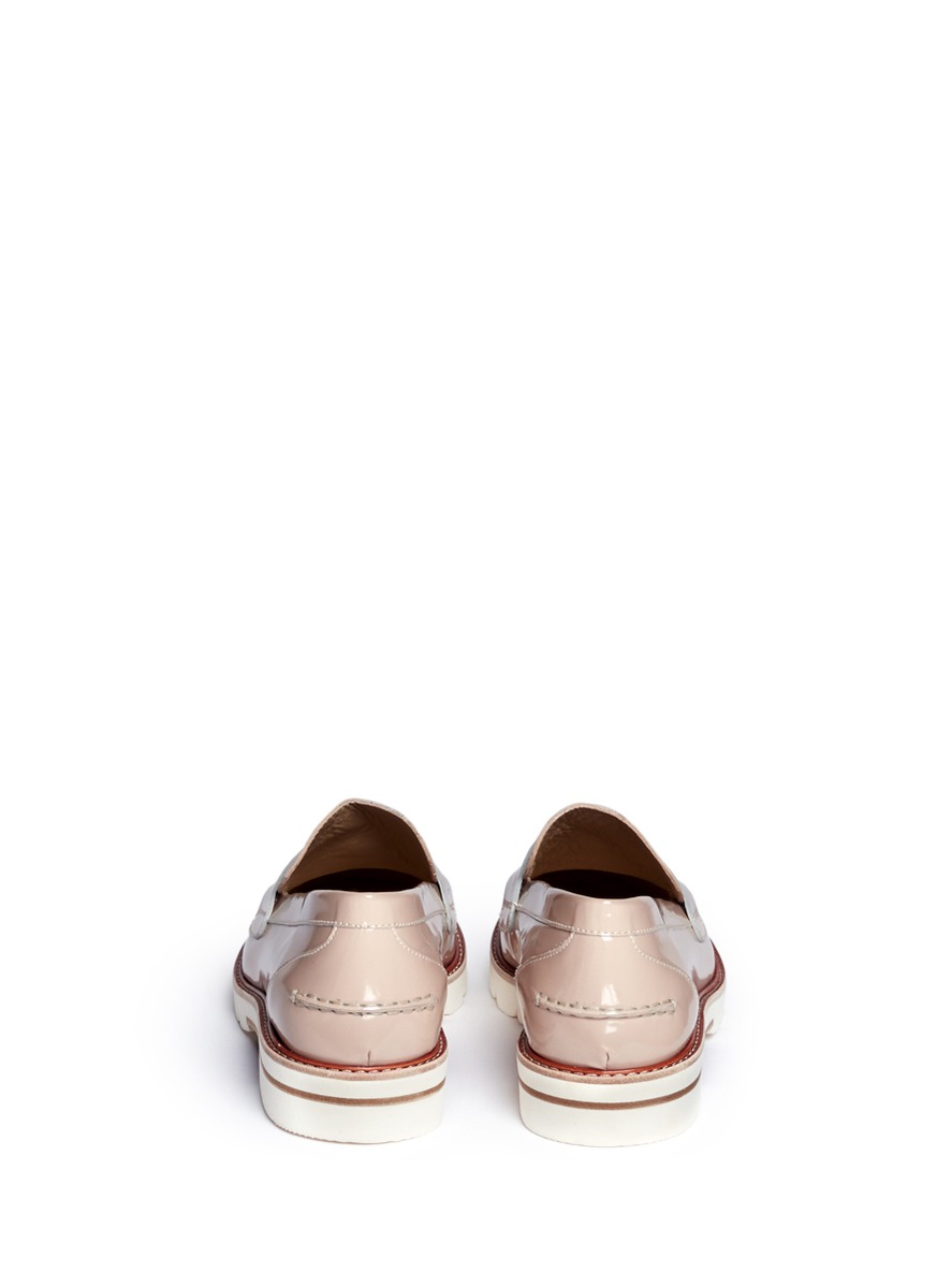 stuart weitzman manila loafer white