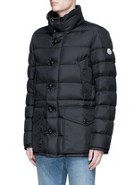 Detail View -Click To Enlarge 'Cluny' detachable coyote fur hood down jacket