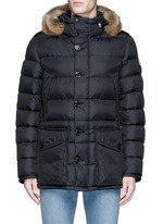 Main View -Click To Enlarge 'Cluny' detachable coyote fur hood down jacket
