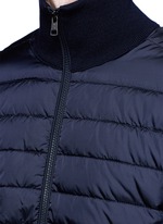 Detail View -Click To Enlarge 'Maglione Tricot' down front zip cardigan