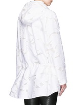 Back View -Click To Enlarge 'Pistache' floral fil coupé jacket