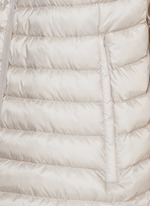 Detail View -Click To Enlarge 'Chinchard' hooded down cape jacket