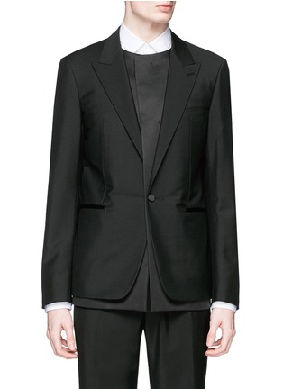 首图 - 点击放大 首图 - 点击放大 - BALENCIAGA - 层次拼贴混羊毛西服外套