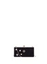 Main View - Click To Enlarge Main View - Click To Enlarge - Jimmy Choo - 'Celeste/S' interchangeable Swarovski crystal button suede clutch
