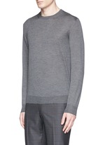 Front View -Click To Enlarge Cashmere-silk sweater