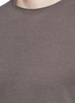 Detail View -Click To Enlarge Silk-cotton blend T-shirt