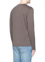 Back View -Click To Enlarge Silk-cotton blend T-shirt
