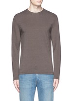 Main View -Click To Enlarge Silk-cotton blend T-shirt