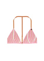 Main View -Click To Enlarge 'Phoenix' stripe racerback triangle bralette