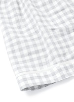 Detail View -Click To Enlarge 'Tia' gingham check organic cotton boxer shorts
