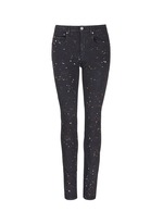 Main View -Click To Enlarge 'Ennett' splatter paint print skinny jeans