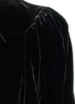 Detail View -Click To Enlarge 'Lynna' surplice neckline velvet dress